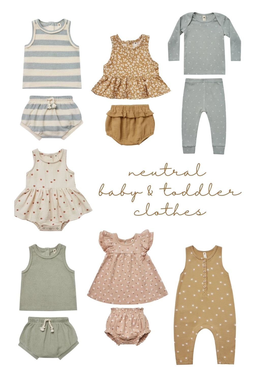 New neutral baby + toddler clothing line at Target