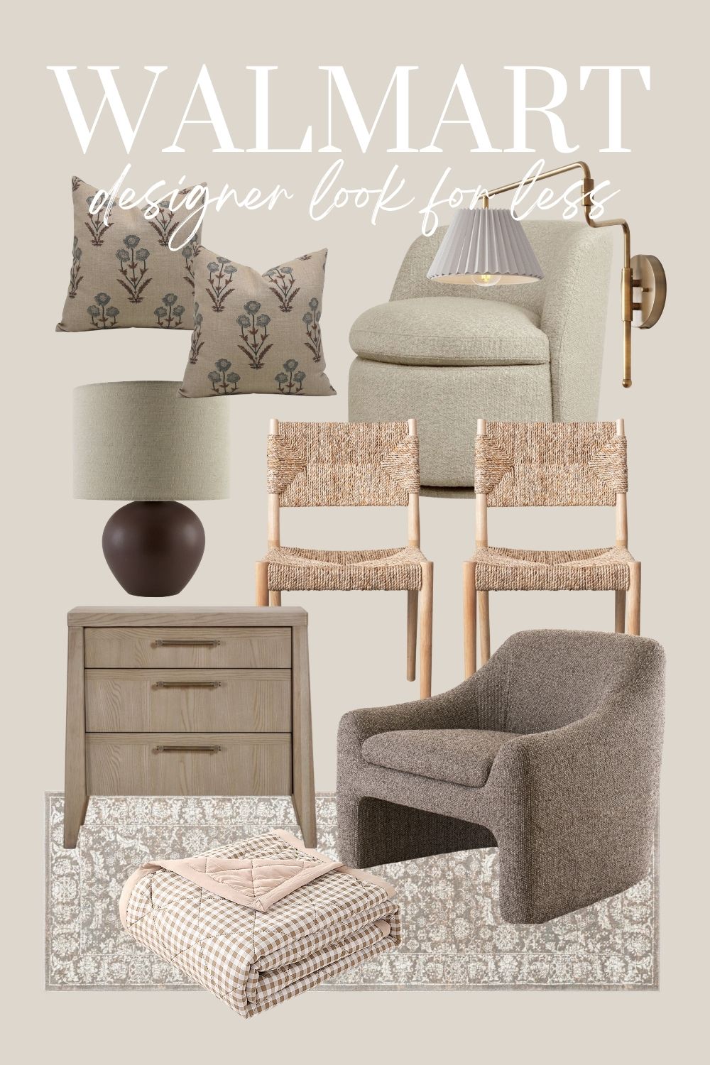 designer home looks for less at walmart